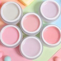 Gel de construction pour ongles à séchage rapide, couleur bonbon estivale, sans douleur, avec services OEM ODM, marque privée