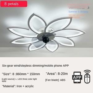 โคมไฟเพดาน LED อะคริลิคทันสมัยแบบเรียบง่าย3CCT พัดลมในร่มบ้านสำนักงานห้องนอนระเบียงทางเข้า IP33 6000K รับประกัน10ปี - Product Image 3