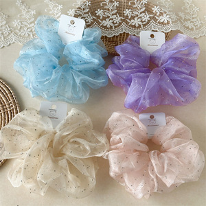 Coleteros Grandes de Organza Brillante, Coleteros de Tul con Purpurina, Coleteros Personalizados para Vacaciones de Verano, Fabricante OEM - Product Image 1
