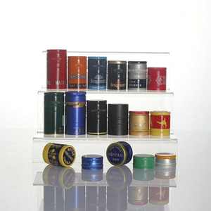 Stelvin 30x60 мм Топ тиснение Saranex Saran Оловянная подкладка pilfer стойкие винные алюминиевые винтовые крышки для отделки бутылки bvs