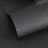 Papier carton noir recyclé certifié EUDR pour emballage de luxe, boîtes cadeaux et sacs shopping