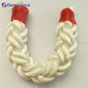 Cordage en nylon haute densité résistant aux UV, norme ISO, 60 mm, 8 brins, pour l'amarrage et le remorquage général des navires - Product Image 3