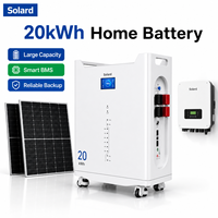 Monitor WiFi Inteligente Solard para Respaldo de Energía en el Hogar, Precio de Fábrica al por Mayor, Batería de Seguridad LiFePO4, Paquete de Baterías de Iones de Litio