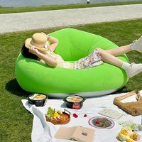 Canapé gonflable écologique en PVC pour le camping en plein air, les pique-niques, les concerts, les festivals de musique, portable et confortable