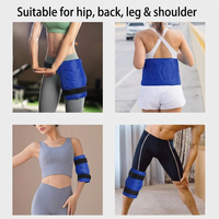 Bingyuan Bande de compression pour hanche avec poche de gel amovible, compresse froide réutilisable pour la hanche à large zone de couverture pour remplacement de hanche, ROHS