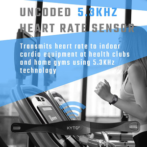 Reloj de Frecuencia Cardíaca de pulso inalámbrico en tiempo real de 5,3 K con correa para el pecho KYTO2803 Admite otros equipos de fitness de 5,3 k para obtener valores - Product Image 4