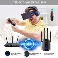 Nuevo Amplificador de Señal WiFi 2023 de Doble Banda 1200Mbps, Potenciador de Velocidad de Red para Congelador, Router Inalámbrico con Redes GPRS IP POE