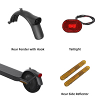 Pièces détachées pour trottinette Xiaomi Elite : contrôleur d'accélération, réflecteur, garde-boue arrière, éclairage, divers accessoires et pièces d'origine Xiaomi Elite