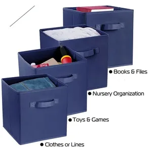 Cajas de Almacenamiento Plegables HOX Minecraft con Asas, Cubos Plegables de Tela Resistente de Alta Calidad, 20-35L, Compatibles con <span class=keywords><strong>Kallax</strong></span> - Product Image 3