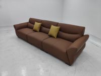 GEDO Ensemble de canapés de salon modernes et luxueux Meubles de maison inclinables avec rembourrage en éponge Style design