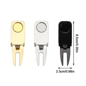 Golf Divot Tool Set With <b>Ball</b> Marker And Hat Clip Zinc Alloy Modern Style Gift Box Custom Logo Printing For Sports Gifts - Product Image 5