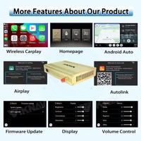 Para Alfa Romeo Giulietta OEM Pantalla de coche actualización decodificador caja interfaz dispositivo inalámbrico CarPlay Android Auto GPS Linux Player