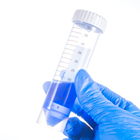 Tube à centrifuger en PP de 50 ml avec base conique en V et graduations, pour consommables de laboratoire