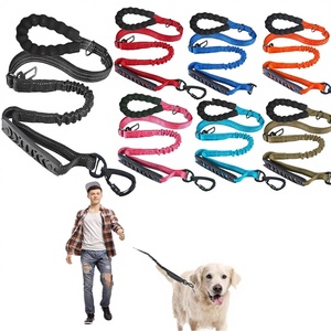 Durable Large Medium-sized Flexible Fashion Simple Nylon <b>Dog</b> Leash with Scarf Print Pattern for Pet Car Seat Lead - Product Image 3
