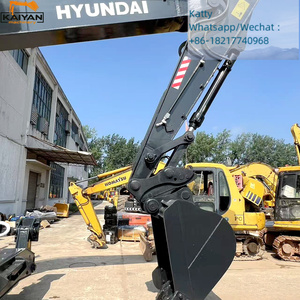 Excavatrices sur pneus d'occasion HYUNDAI R210LC-9S de haute qualité, origine Corée, R210W-9S, 21 tonnes, machine de construction d'occasion - Product Image 3