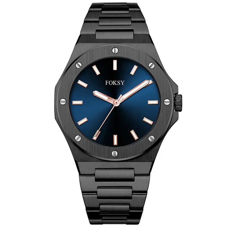 Competitive Price Chronograph Watch Supplier, Black Vintage Fastrack Watch Men Wrist Luxury Manufacturer