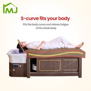 Masaje tailandés Terapia de agua eléctrica Champú Cama Salón Cabeza Spa Camas con cabina de almacenamiento - Product Image 4