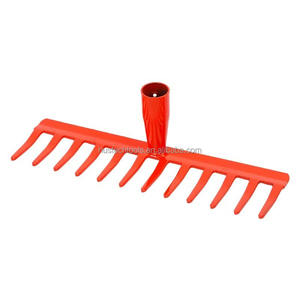 Râteau à <span class=keywords><strong>foin</strong></span> en acier inoxydable rouge et vert au meilleur prix avec manche en <span class=keywords><strong>bois</strong></span>, 14 dents, longueur des dents de 5 cm, garantie de 3 ans - Product Image 4