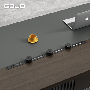 Escritorio ejecutivo de madera ergonómico moderno del fabricante superior Diseño Premium Gerente de OEM Muebles de oficina Económicos - Product Image 5