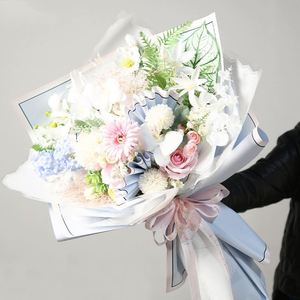 Hot Sale Wrapping <b>Paper</b> for Flowers Waterproof Plastic Film with Photo Frame <b>Pattern</b> Printing - Product Image 5