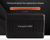 Ensemble d'outils à main professionnels de 55 pièces avec boîte de rangement, kit d'outils de réparation pour la maison, clé à douille, tournevis pour bricolage automobile