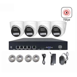 Ensembles NVR IP POE H.265, caméra de sécurité intérieure CCTV avec résolution 2K, NVR 4 canaux - Product Image 1