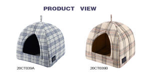 Cuscino per gatti di dimensioni personalizzate con schiuma ad alta densità facile da piegare modello letti e accessori per animali domestici durevoli - Product Image 4
