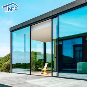 Porta Scorrevole Tradizionale in Lega di Alluminio con Doppio Vetro Temperato, Antivento e Insonorizzata, per Uso Domestico, Manuale, per Camera da Letto - Product Image 2