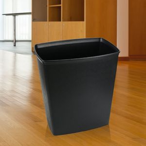Contenedores de basura ignífugos, rectangulares grises con apertura cuadrada, disponibles en stock; respetuosos con el medio ambiente para residuos urbanos - Product Image 3