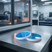 Nouvelles fenêtres de protection laser en silice fondue transparente 12V DC, revêtement AR 30*5mm, longueur d'onde 1064nm, pour découpe laser à fibre optique