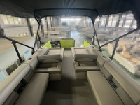 2024 nouvelle tendance Double-decker personnalisé salle de toilette séparée fête de famille ponton bateau à vendre