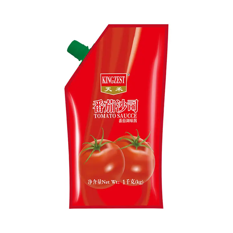 Molho de tomate para alimentos, restaurante no atacado de 1kg para molho de tomate