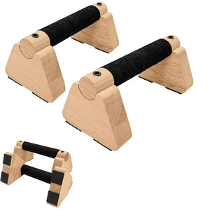 Supporto in legno per flessioni, barra russa per flessioni, barra per dip, supporto per inversione, attrezzatura fitness per casa - Product Image 1
