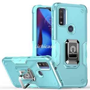 Lichicase, nueva funda de teléfono con soporte de anillo giratorio a la moda para Motorola <span class=keywords><strong>Moto</strong></span> G Play 2023, funda antideslizante - Product Image 2