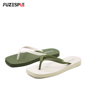 Chanclas de Playa para Mujer, Diseño Simple con Punta Cuadrada, Bloques de Color Modernos, Transpirables, Antideslizantes, Suaves, para Uso Diario en Verano - Product Image 6