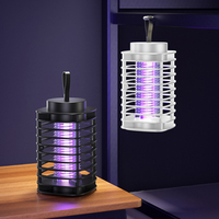 Lampe anti-moustiques électrique, piège à lumière UV, matériau ABS, état solide, utilisation domestique, jardin, camping, extérieur, rechargeable