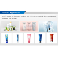 Vente directe d'usine prix de performance à coût élevé Tube souple chauffage par ultrasons crème remplisseur scellant semi-automatique quotidien chimique cosmétique Tube remplissage Machine de cachetage