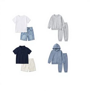 Kits 2 pièces à motifs variés, vêtements pour enfants brevetés, pour 0-12 ans, en coton, vente en gros A+++ Fujian Unisexe - Product Image 1