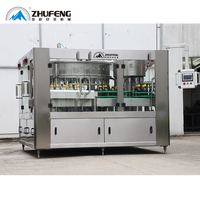 Machine de remplissage et de capsulage automatique monobloc pour détergent liquide nettoyant pour vitres à alcool vin