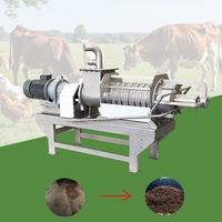 Nouvelle Arrivée Prix Compétitif Machine de Déshydratation du Fumier Animal Séparateur Solide-Liquide Automatique Intégré à Vis