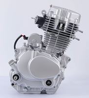 Moteur de Moto Complet 125 cc 4 Temps Refroidi par Air et Eau, Direct Usine