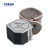 High Quality 10x 20x 30x Round Folding Hand Mini Magnify Mirror Magnifier Glass Magnifiers for Jewelry