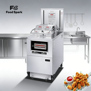 Freidora a Presión de Gas Comercial de 55L para <span class=keywords><strong>Pollo</strong></span> Estilo <span class=keywords><strong>KFC</strong></span> con Filtro de Aceite, Freidora a Presión para <span class=keywords><strong>Pollo</strong></span> <span class=keywords><strong>KFC</strong></span>/Freidora a Presión para <span class=keywords><strong>Pollo</strong></span> - Product Image 2