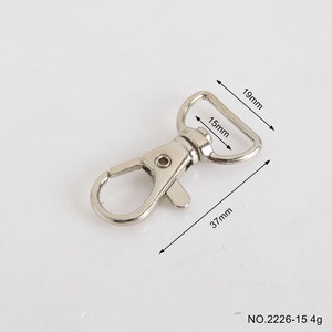 37MM <span class=keywords><strong>de</strong></span> moda Luz <span class=keywords><strong>de</strong></span> aleación <span class=keywords><strong>de</strong></span> Material utilizado para bolso <span class=keywords><strong>de</strong></span> perro <span class=keywords><strong>de</strong></span> Metal con gancho - Product Image 2