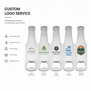 Abridor <span class=keywords><strong>de</strong></span> Botellas <span class=keywords><strong>de</strong></span> Acero Inoxidable con Logotipo Personalizado, Abridor <span class=keywords><strong>de</strong></span> Metal Plano con Forma <span class=keywords><strong>de</strong></span> Botella <span class=keywords><strong>de</strong></span> Cerveza, Abridor Rápido <span class=keywords><strong>de</strong></span> Barra Resistente, Venta al por Mayor - Product Image 2