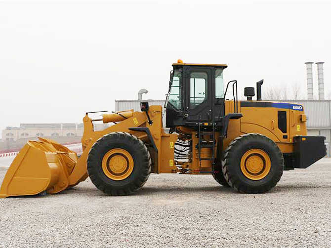 SEM Brand 6Ton Front End Loader SEM660D Wheel Loader With Spare Parts ...