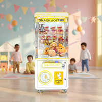 Machine de jeu d'arcade attrape-poupées à succès avec grue à pinces, accepteur de pièces et billets, personnalisable, pour cadeaux
