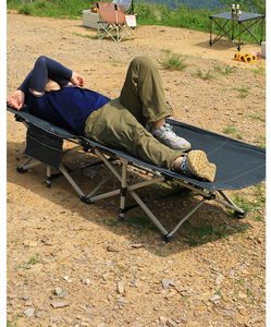 Cama de Campaña Plegable Ultraligera para Acampar al Aire Libre, para Viajes, Campamentos, Senderismo y Montañismo, YQ-BD01 - Product Image 3