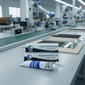 Scellant en silicone de qualité <span class=keywords><strong>alimentaire</strong></span> flexible, non jaunissant, à séchage lent, étanche, anti-âge, résistant aux pulvérisations de sel, résistant aux hautes/basses températures - Product Image 2