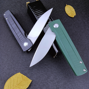 มีดพกพา EDC สำหรับกิจกรรมกลางแจ้ง G10 กันลื่น สำหรับตั้งแคมป์ เอาตัวรอด ช่วยเหลือ ใช้ในชีวิตประจำวัน พกพาสะดวก มีดพับ มีดหั่นผักและผลไม้ - Product Image 4